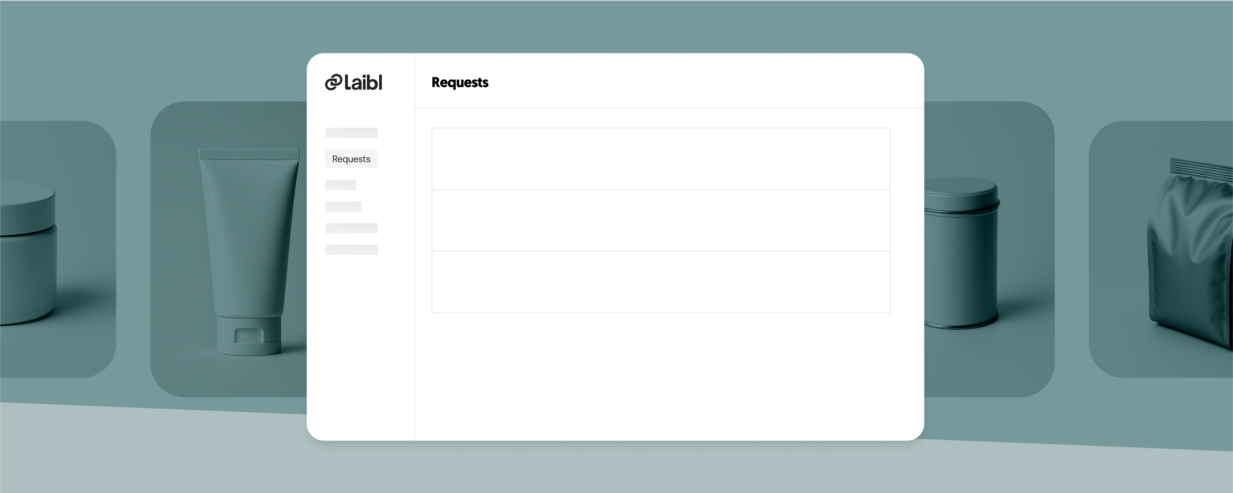 Suppliers dashboard mockup